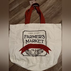 Main Street Farmer's Market Tote NWT